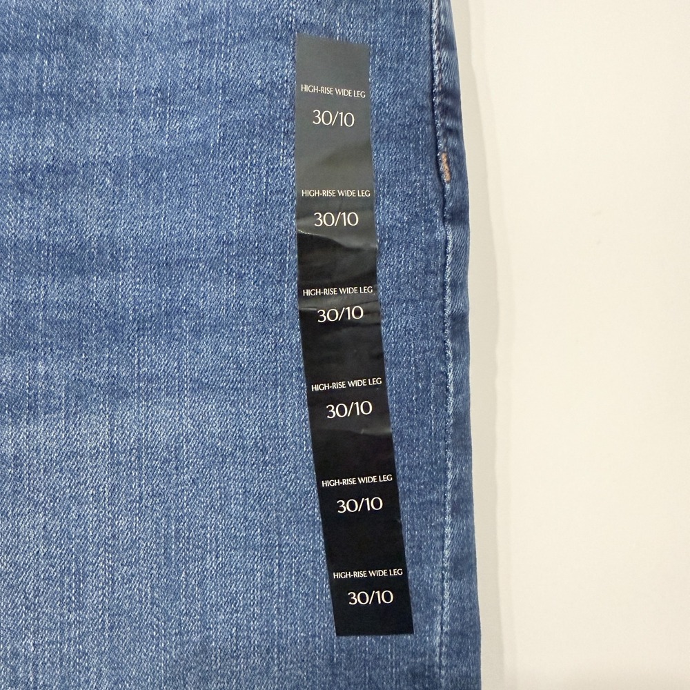 Banana Republic Vintage Stretch Wide Leg Jeans Womens 30/10 Blue High Rise - Picture 2 of 7